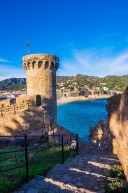 Tossa de Mar, Costa Brava, Katalonya, İspanya.
