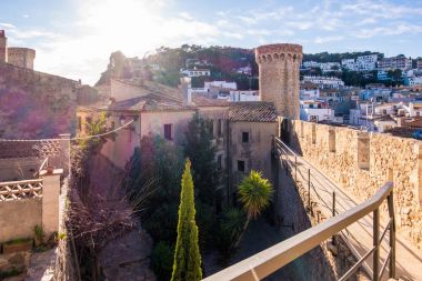 Tossa de Mar, Costa Brava, Katalonya, İspanya.