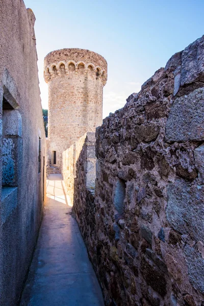 Tossa de Mar på Costa Brava, Katalonien, Spanien. — Stockfoto