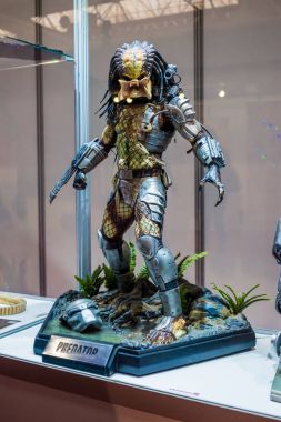 Hospitalet, İspanya - Ocak 2017: La Farga Fuar Predator.