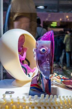 La Farga Fuar sinema ve Tv programı salonda.