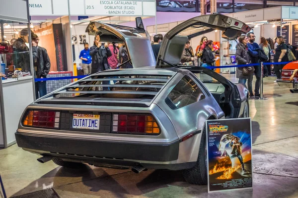 Hospitalet, İspanya - Ocak 2017: Gelecekteki arabaya için La Farga Fuar.