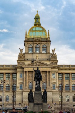 Çek Cumhuriyeti 'nde Aziz Wenceslas Prag Heykeli.