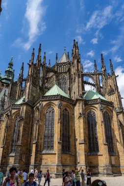 Çek Cumhuriyeti 'ndeki Saint Vitus Katedrali Prag.