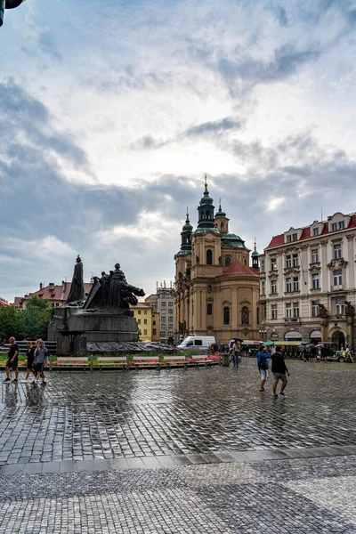 Староместская ратуша Прага в Чехии . — стоковое фото