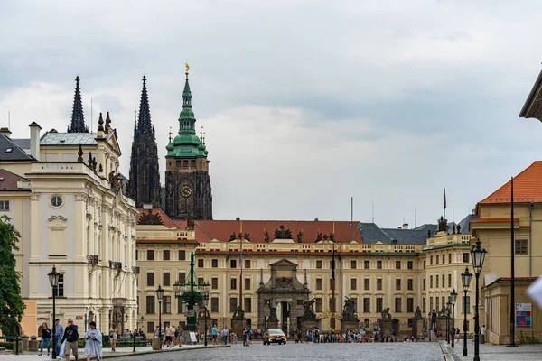 Hradní čtvrť Praha v České republice. — Stock fotografie