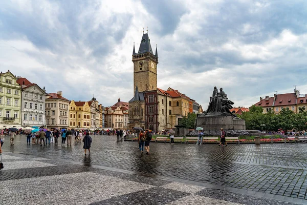 Ayuntamiento de la Ciudad Vieja Praga en República Checa . — Foto de Stock