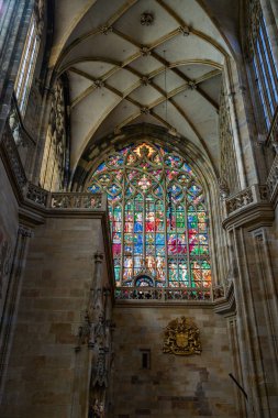 Çek Cumhuriyeti 'ndeki Saint Vitus Katedrali Prag.