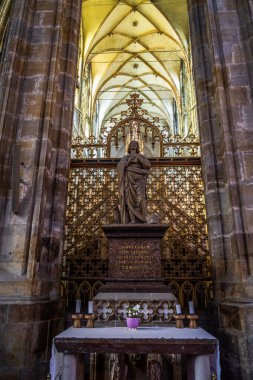 Çek Cumhuriyeti 'ndeki Saint Vitus Katedrali Prag.