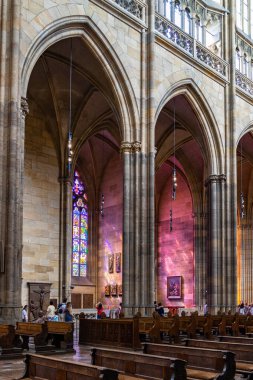 Çek Cumhuriyeti 'ndeki Saint Vitus Katedrali Prag.