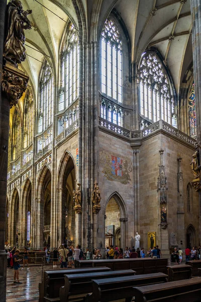 Saint Vitus Cathedral Prague στην Τσεχική Δημοκρατία. — Φωτογραφία Αρχείου