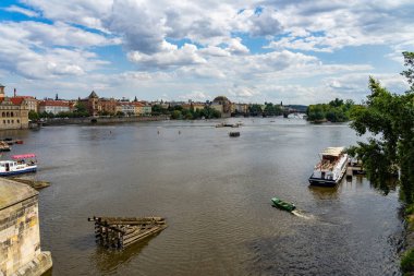 Çek Cumhuriyeti 'nde Charles Bridge Prag.