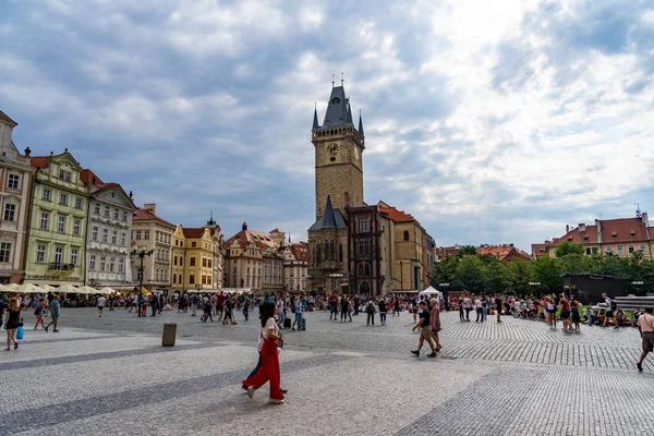 Ayuntamiento de la Ciudad Vieja Praga en República Checa . — Foto de Stock