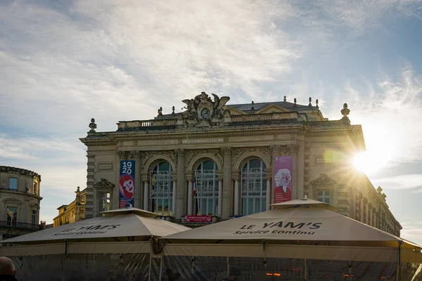 Place de la comedie in Montpellier, Frankreich. — Stockfoto