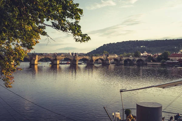 Charles Bridge Prague in Czech Republic. — Stock Photo, Image