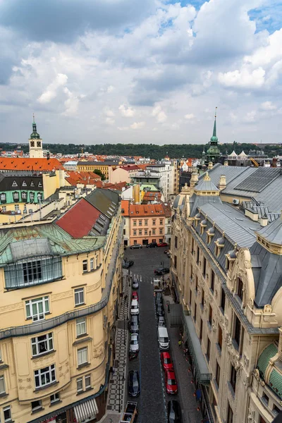 Architektura i przełomowe panoramy Pragi w Czechach. — Zdjęcie stockowe