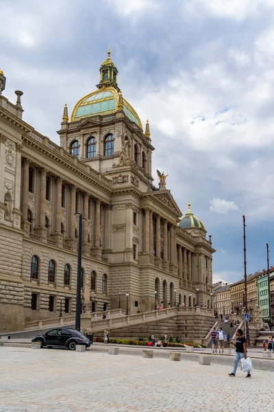 Nationalmuseum Prag i Tjeckien. — Stockfoto