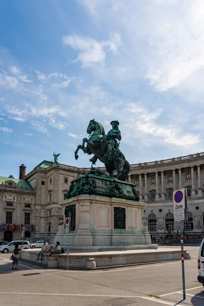 Heldenplatz i Wien, Österrike. — Stockfoto