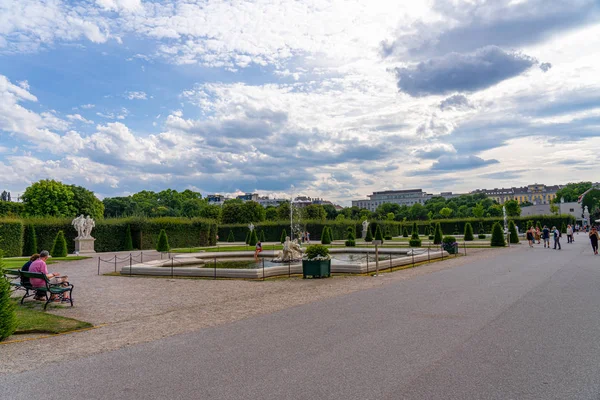 Palacio Belvedere en Viena Wien, Austria . — Foto de Stock