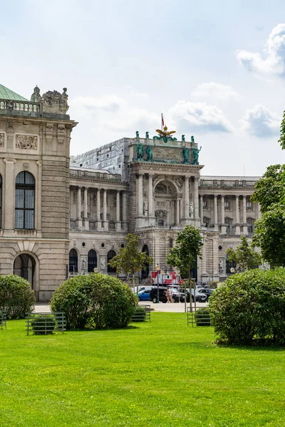 Heldenplatz i Wien, Österrike. — Stockfoto