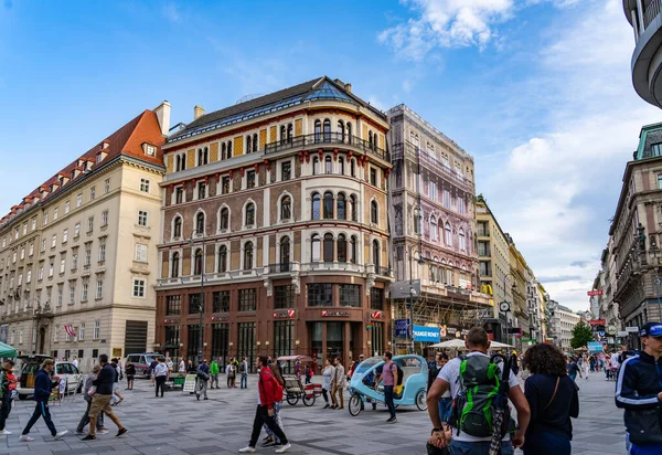 Stephansplatz в Вене, Австрия . — стоковое фото