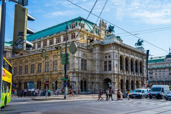 Ópera de Estado em Vienna Wien, Áustria . — Fotografia de Stock