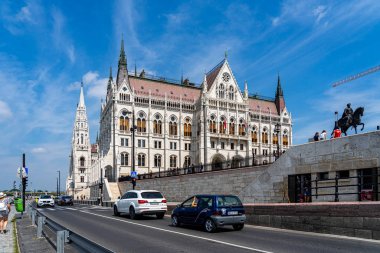Budapeşte 'deki parlamento binası, hungary.