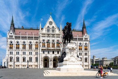 Budapeşte 'deki parlamento binası, hungary.