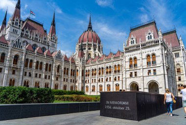 Budapeşte 'deki parlamento binası, hungary.