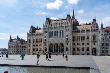 Budapeşte 'deki parlamento binası, hungary.