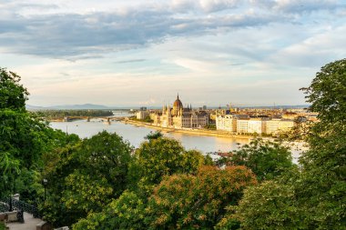 Budapeşte 'deki parlamento binası, hungary.