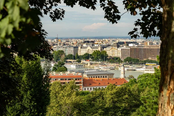 Panorama vista cityscape em Budapeste, Hungria . — Fotografia de Stock