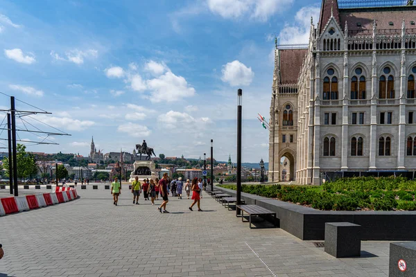 Parlamentsbyggnad i Budapest, Ungern. — Stockfoto