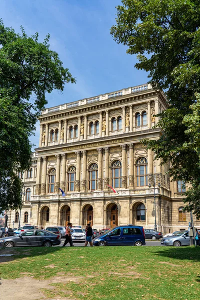 Угорської Академії наук, Будапешт. — стокове фото