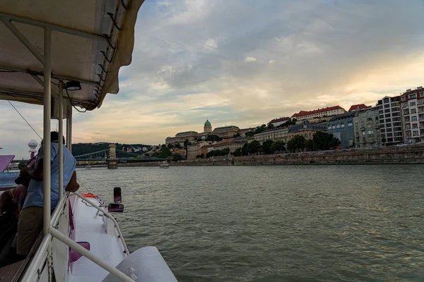 Panorama stadsbild i Budapest, Ungern. — Stockfoto