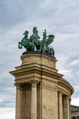 kahramanlar Meydanı Budapeşte, Macaristan.