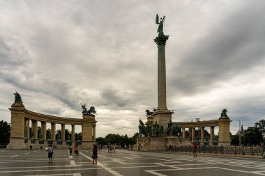 kahramanlar Meydanı Budapeşte, Macaristan.