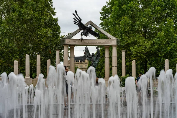 Mémorial aux victimes de l'occupation allemande à Budapest, Hongrie . — Photo