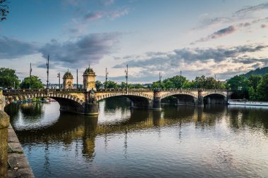 Çek Cumhuriyeti 'nde Prag Lejyonları Köprüsü.