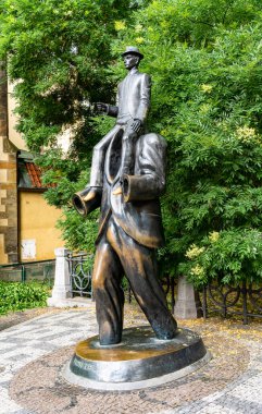 Franz Kafka Prag Anıtı Çek Cumhuriyeti 'nde.