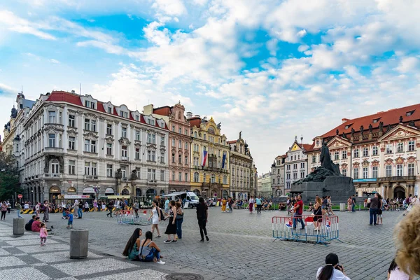 Çek Cumhuriyeti'nde Eski Şehir Meydanı Prag.