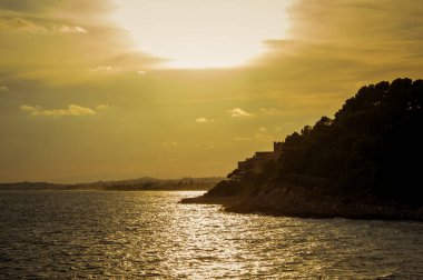 Tarragona 'daki Roc Sant Gaieta köyü, Katalonya, İspanya