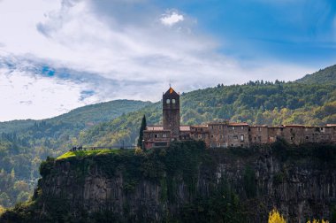 Castellfollit de la Roca Girona, Catalonia, İspanya