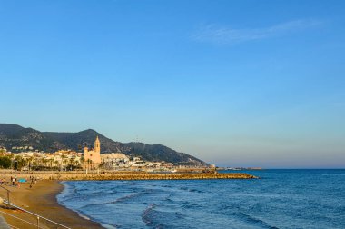 Landmark of Sitges, Barselona, Katalonya, Ispanya