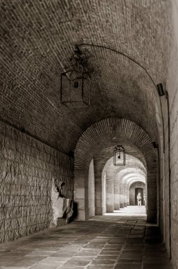 Montjuic Kalesi barcelona, Katalonya, İspanya