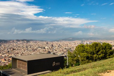 Montjuic Kalesi barcelona, Katalonya, İspanya