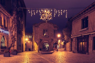 Fransa Ortaçağ Carcassonne Şehir müstahkem.