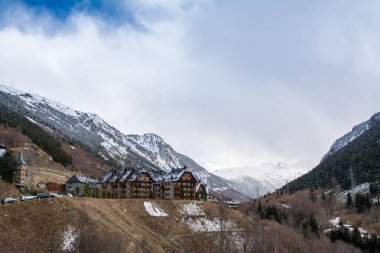 Vielha in Vall d 'Aran, Katalonya (İspanya)