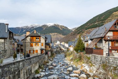 Vielha in Vall d 'Aran, Katalonya (İspanya)