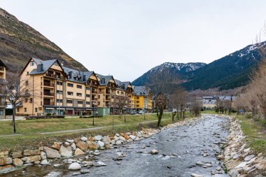 Vielha in Vall d 'Aran, Katalonya (İspanya)